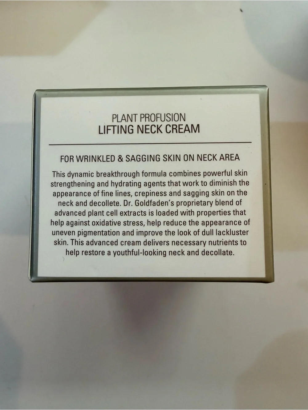 Goldfaden MD Plant Profusion Lifting Neck Cream – 1.7fl oz